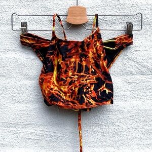 NWOT jaded london fire carabiner bikini ❤️‍🔥